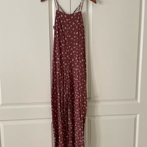 Romper pants with side pockets